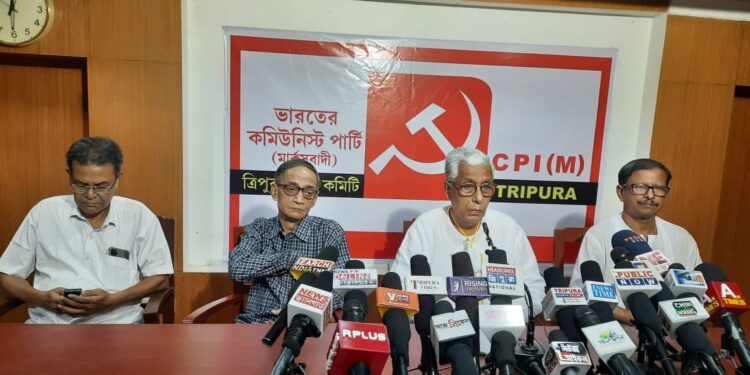 CM Dr Manik Saha making false claim regarding the presence law and order situation and crime against women in Tripura: Manik Sarkar
