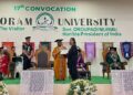 President Droupadi Murmu attend 17th Convocation of Mizoram University