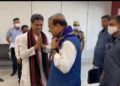 Assam CM arrived Tripura on one day visit