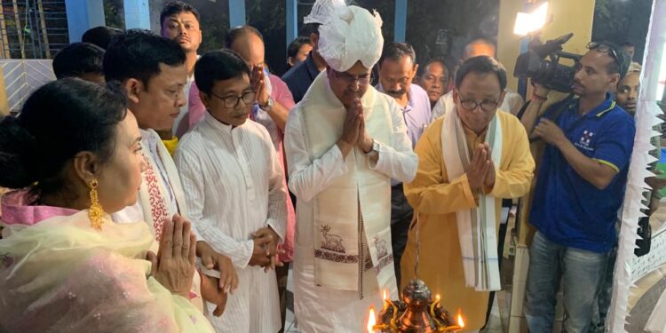 224th Maha Raas festival where Tripura CM Dr Manik Saha is the chief guest this time.