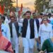 Trinamool Congress held protest march and street meeting in Sonamura against price hike