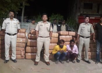 Tripura police seized 2055 kilograms of marijuana worth ₹3 crores