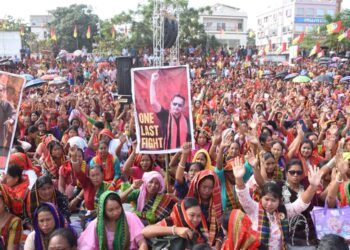 Mega gathering of Tipra Motha