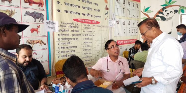 Mega Health Camp organizes under the banner of good governance in every house