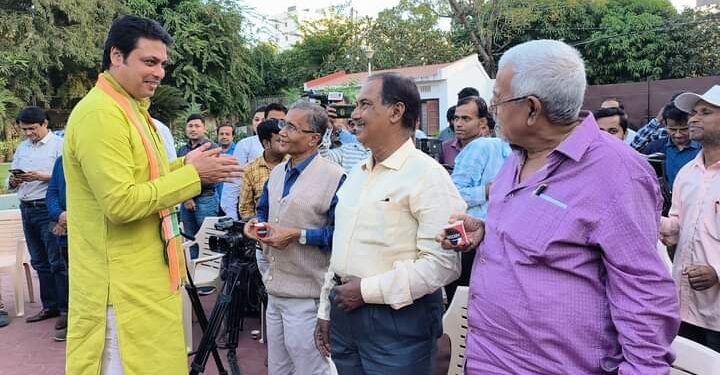 Bharatiya Janata Party does not consider Tipra Motha a challenge: Biplab Deb