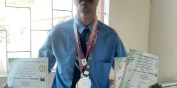 Binit Roy awarded 1 st position in XXII-National Para Swimming Championship