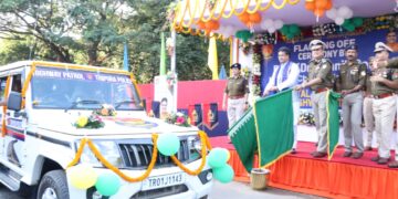 CM flagged off four patrolling vehicles