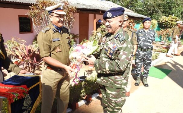 Nalin Prabhat, ADG, NEZ Of CRPF Visited 124 Bn CRPF HQ. 
