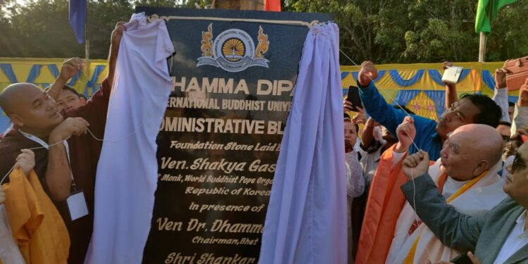Shakya Gasan laid foundation for Dhamma Dipa International Buddhist University