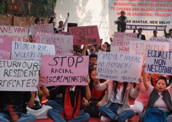 ARUNACHAL’s CHAKMAS AND HAJONGS PROTEST IN DELHI AGAINST RPC CANCELLATION TO PREVENT THEM JOING AGNIVEER SCHEME, SUBMIT MEMORANDUM TO HOME MINISTER AMIT SHAH