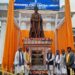 DY CM unveil the bust of Maharaja Birchandra Manikya