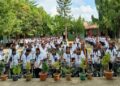 MLA Sindhu Ch. Jamat­ia Distributed 123 Bicycles Amidst Stude­nts.​ ​ ​ ​