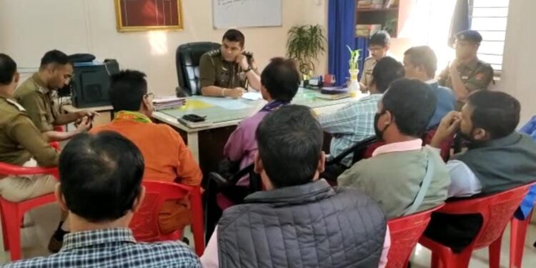 All party meeting with administration