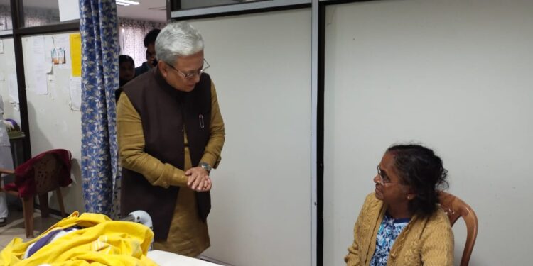 Dy CM visited Panchali Bhattacharjee at GB Hospital