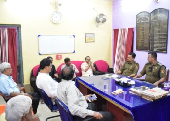 Sadar Division Police held an all-party meeting before the upcoming elections