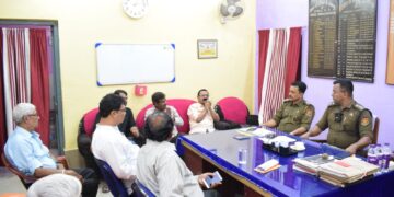 Sadar Division Police held an all-party meeting before the upcoming elections