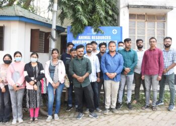 Protest against Animal Resource Development Department