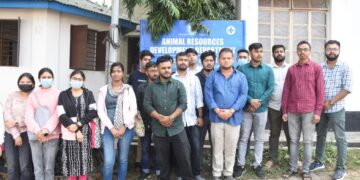 Protest against Animal Resource Development Department