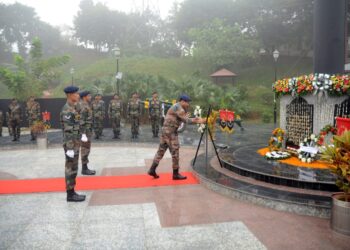 Tribune for 1971 martyrs on ‘Vijay Dibash’ in Tripura