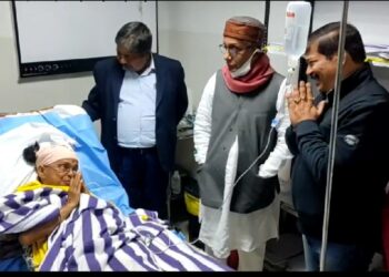 Congress MLA visit GB hospital to inquired Panchali Bhattachrjee’s health