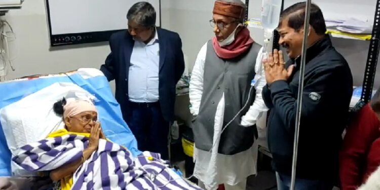 Congress MLA visit GB hospital to inquired Panchali Bhattachrjee’s health