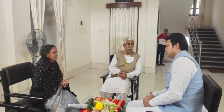 MP Biplab Dev inquired about health condition of Panchali Bhattacharjee