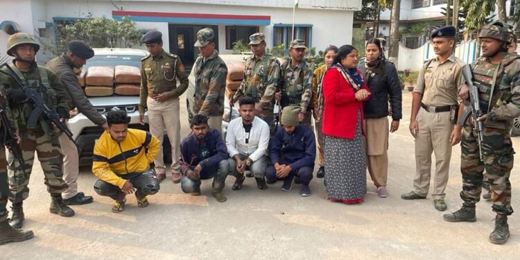 Police seized 180 kg dried cannabis: 5 arrested