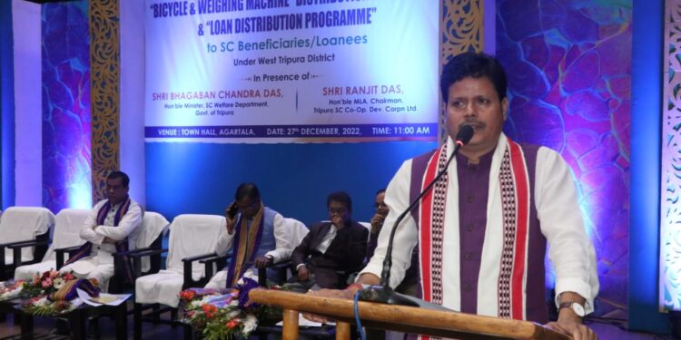 ” Bicycle,  Weighing Machine and Loan distribution” Programme held