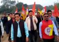 Tipra Motha Organized Door To Door Elect­oral Campaign At Ten­tui Village.​ ​ ​