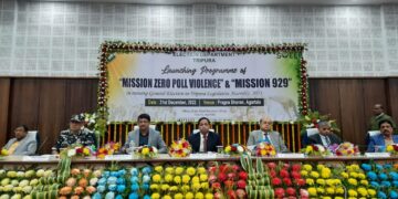 Tripura set an exemplary trend of higher poll percentage as Elections are always held in festive mood in the State