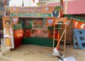 Election booth office decoration in Chief Minister Assembly constituency vandalizes