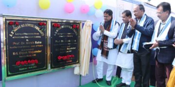 CM laid the foundation stone of the new building of Arundhatinagar school