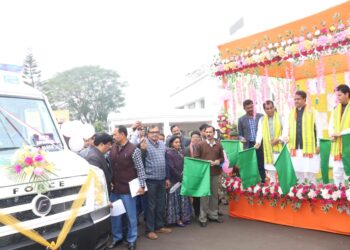 Chief Minister Manik Saha launched mobile veterinary ambulatory vans