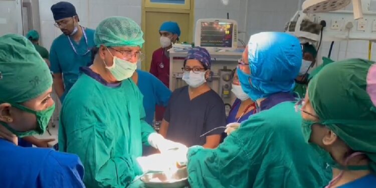 Tripura CM Dr. Manik Saha performs Oral Cystic Lesion surgery
