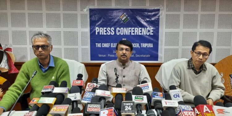 13th Tripura Assembly Elections on February 16, Commission Aims to Ensure Peaceful Polling: CEO