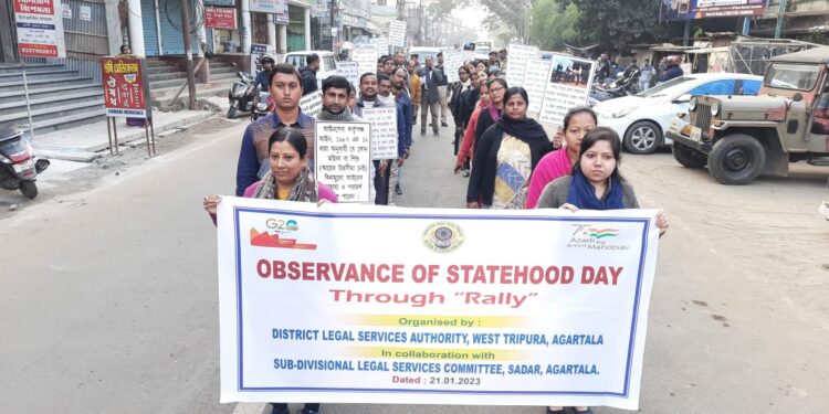 51st Tripura Statehood Day observed
