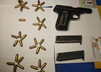 Firearms recovered: 1 arrested