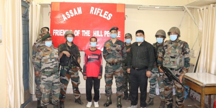 NLFT (PD) CADRE SURRENDERED BEFORE ASSAM RIFLES IN AGARTALA