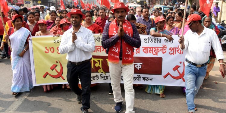 Left Front called for the formation of the eighth government by submitting nomination papers