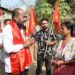 Forward block candidate campaigning in Bhagarghat