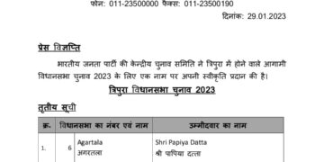 The Chief Electoral Officer inspected the preparation of nominations