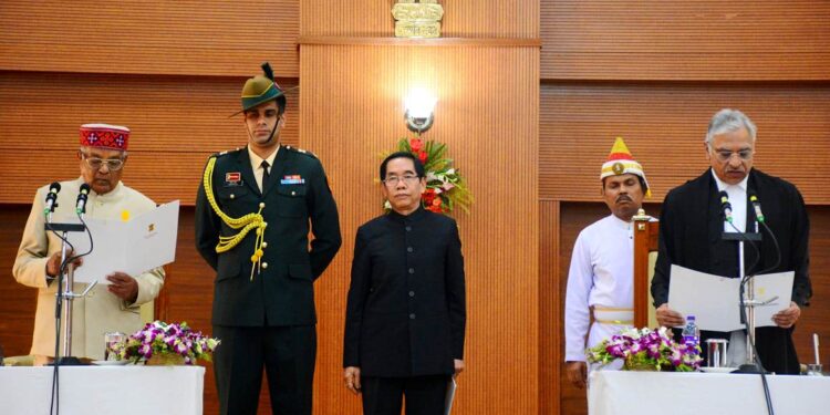 The Chief Justice of the High Court took oath