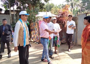 Election campaign of Trinamool Congress candidates across the state