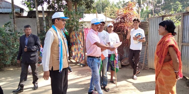 Election campaign of Trinamool Congress candidates across the state