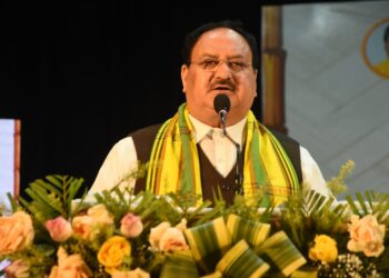 Unnata Tripura Shrestha Tripura Sankalp Patra 2023 unveiled by JP Nadda