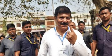 Tripura Assembly Election: Congress candidate Sudip Roy Barman casts his vote