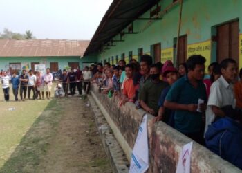 Assembly election in Ampi 41 constituency accomplished peace­fully.