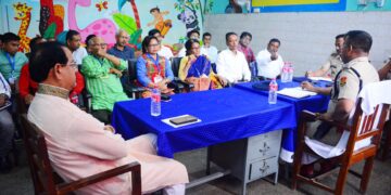 Sadar subdivision police official holds all-party meeting