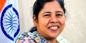 Tripura Assembly Polls: Union Minister Pratima Bhoumik holds door-to-door campaign in Dhanpur