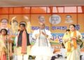 Liberation from the curse of extremism, the welfare of the people has been made possible by BJP, Rajnath Singh claimed